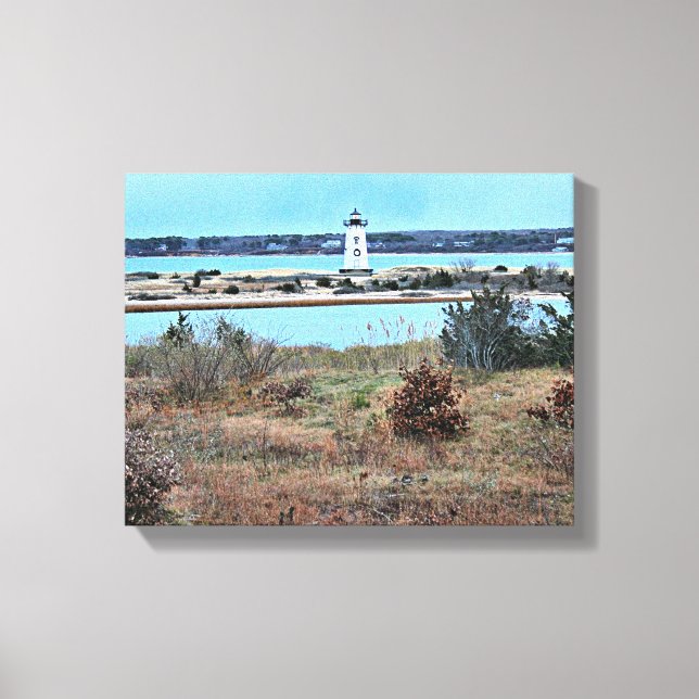 Toile Edgartown Lighthouse, Martha's Vineyard MA (Recto)
