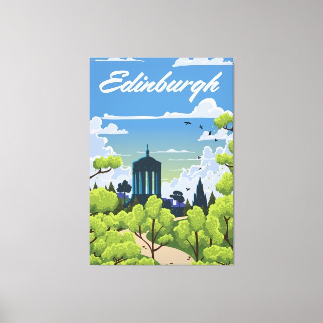 Toile Edimbourg Écosse (Recto)