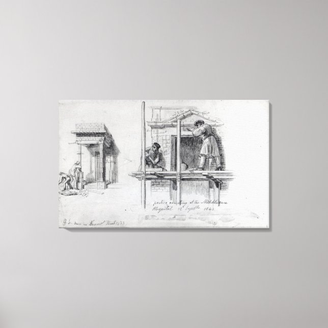 Toile Édition de portiques sur Newham Street (Recto)