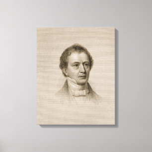 Toile Edouard Everett, gravé par John Cheney (1801-85)