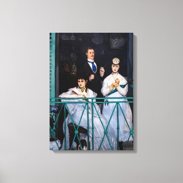 Toile Edouard Manet - Balcon / Le Balcon (Recto)