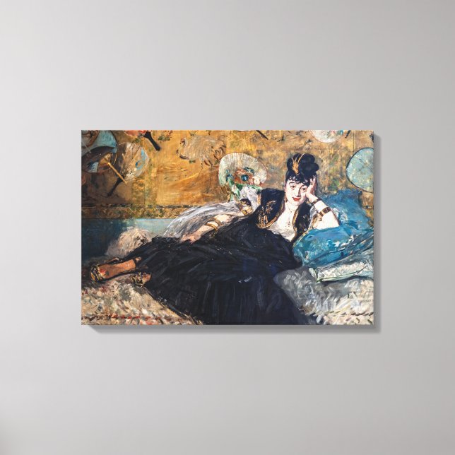 Toile Edouard Manet - Dame aux Éventails (Recto)