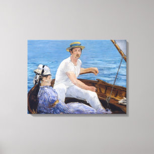 Toile Edouard Manet - En bateau