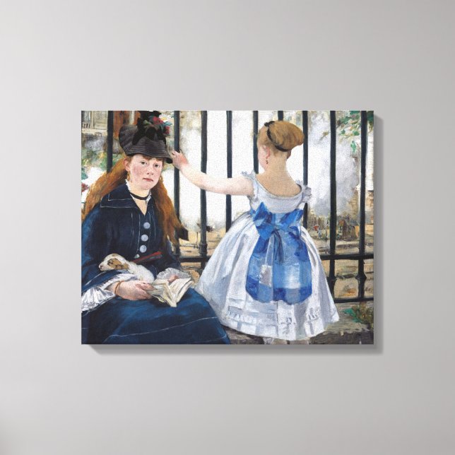 Toile Edouard Manet - Le Chemin de Fer (Recto)