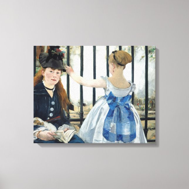 Toile Edouard Manet - Le Chemin De Fer (Recto)