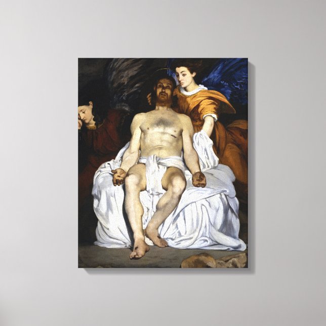 Toile Édouard Manet Le Christ mort avec les anges (Recto)