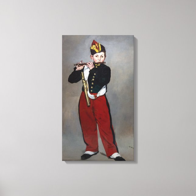 Toile Edouard Manet - Le Fifer / Jeune Flutiste (Recto)