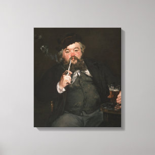 Toile Edouard Manet - Un bon verre de bière / Le bon boc