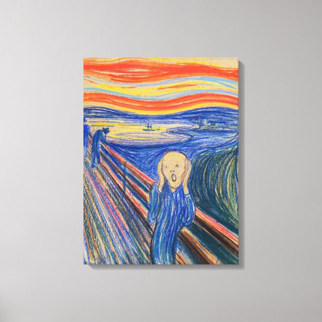 Toile Edvard Munch - Le Cri 1895 (Recto)