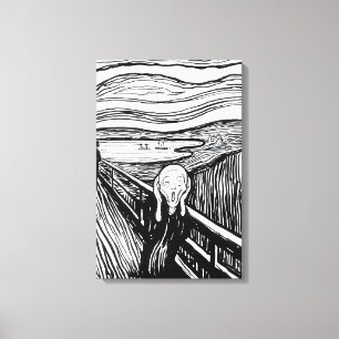 Toile Edvard Munch - Le Cri Lithographie