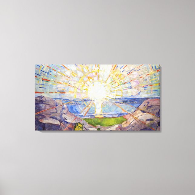 Toile Edvard Munch - Le Soleil 1911 (Recto)