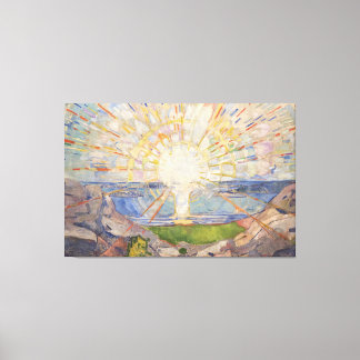 Toile Edvard Munch Peinture murale Le Soleil (Solen) (19