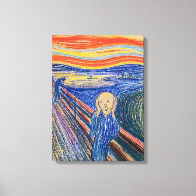Toile Edvard Munch - The Scream 1895 (Recto)