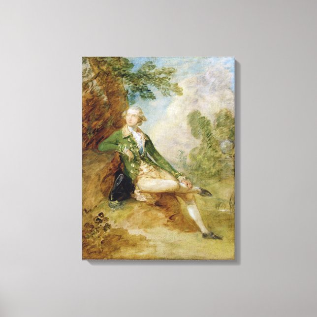 Toile Edward Augustus, duc de Kent, vers 1787 (huile sur (Recto)