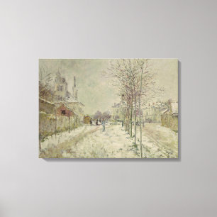 Toile Effet de neige de Claude Monet  
