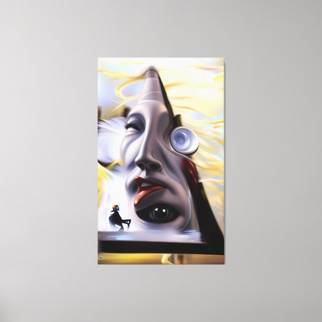 Toile Effets secondaires de la réalité - Art de Ken Gage (Recto)