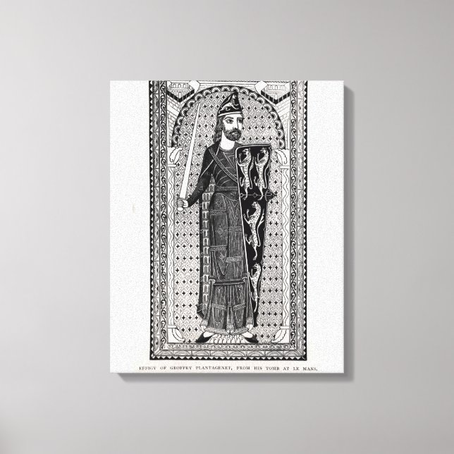 Toile Effigie de Geoffrey Plantagenet (Recto)