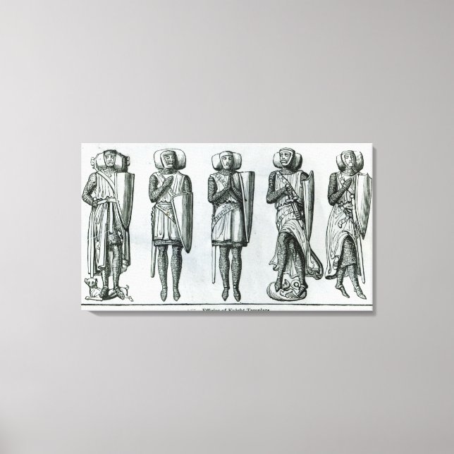 Toile Effigies des Templiers de Chevalier (Recto)