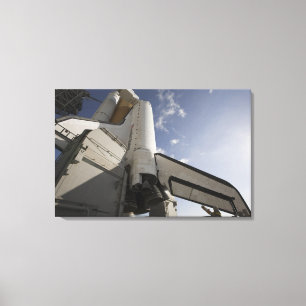 Toile Effort de navette spatiale sur la plate-forme de