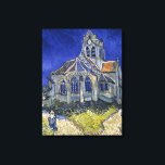 Toile Église à Auvers par Van Gogh Peinture Art<br><div class="desc">L'église d'Auvers-sur-Oise,  vue du Chevet par Vincent van Gogh</div>