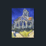 Toile Église à Auvers par Van Gogh Peinture Art<br><div class="desc">L'église d'Auvers-sur-Oise,  vue du Chevet par Vincent van Gogh</div>