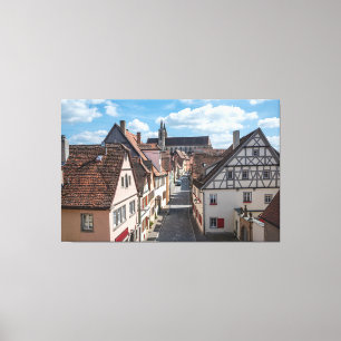 Toile Église à Rothenburg ob der Tauber, Allemagne