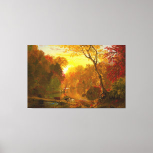 TOILE ÉGLISE FREDERIC E. - AUTOMNE EN AMÉRIQUE DU NORD 1