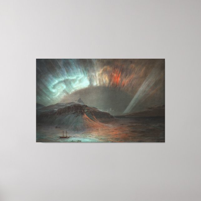 TOILE ÉGLISE FREDERIC EDWIN - AURORA BOREALIS - 1865 - (Recto)