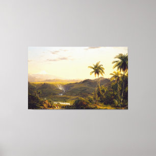 Toile ÉGLISE FREDERIC EDWIN - COTOPAXI - 1855 - Luminism