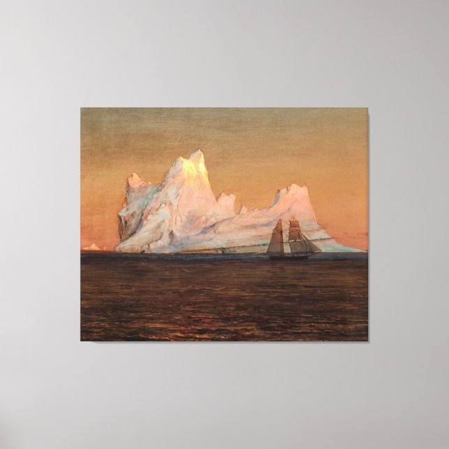Toile ÉGLISE FREDERIC EDWIN - L'ICEBERG - c. 1875- (Recto)