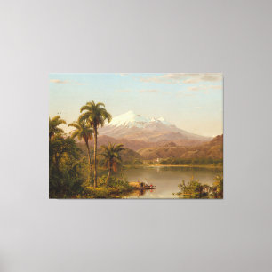 TOILE ÉGLISE FREDERIC EDWIN - TAMACA PALMS - 1854 -