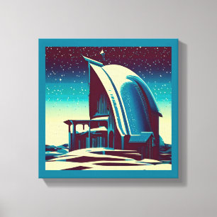 Toile Église Futuriste SF 1