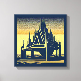 Toile Église Futuriste SF 2