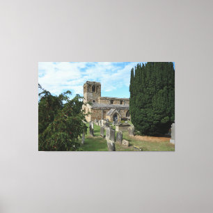 Toile Église médiévale anglaise de Leake