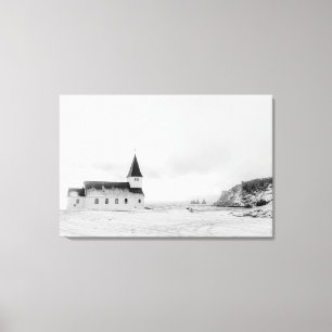 Toile Eglise Vík i Myrdal, Islande