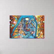 Egypte ancienne Art Dieu Geb soutient Nut in Heave