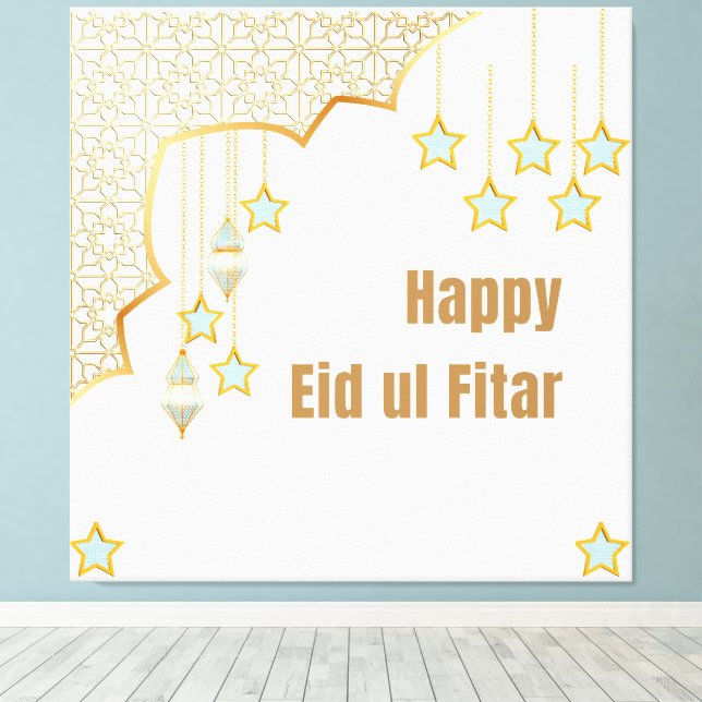 Toile Eid joyeux (Insitu (Plancher de Bois))