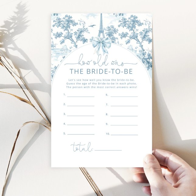 Toile Eiffel Tour Quel âge avait la mariée (Créateur téléchargé)