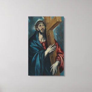 Toile El Greco - Christ porte la croix