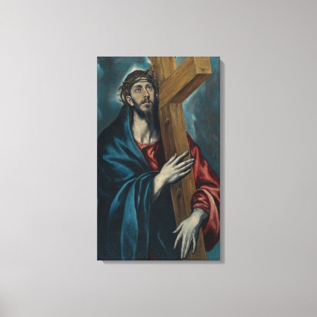 Toile El Greco - Christ porte la croix (Recto)