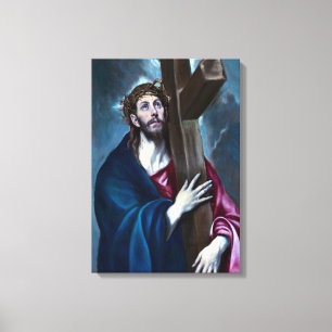 Toile El Greco Christ transportant la croix