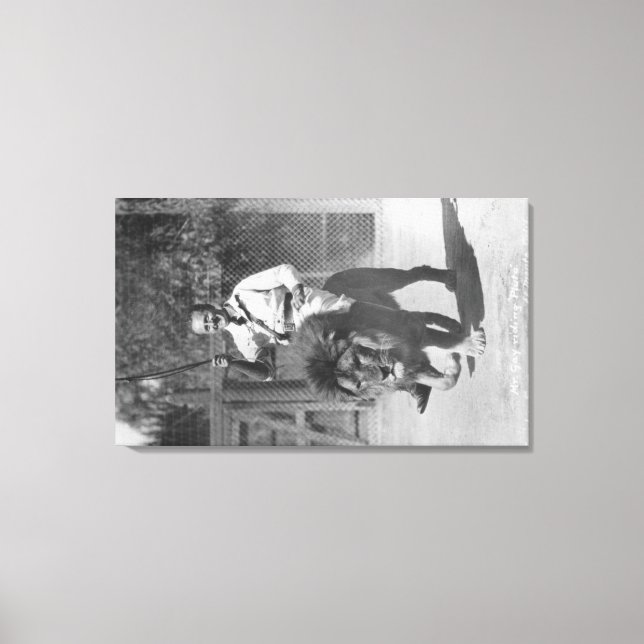 Toile El Monte, CA Gay's Lion Farm - M. Gay équitation (Recto)