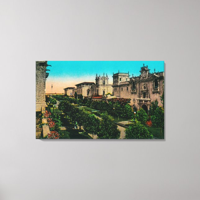 Toile El Prado de West Gate, Balboa Park (Recto)