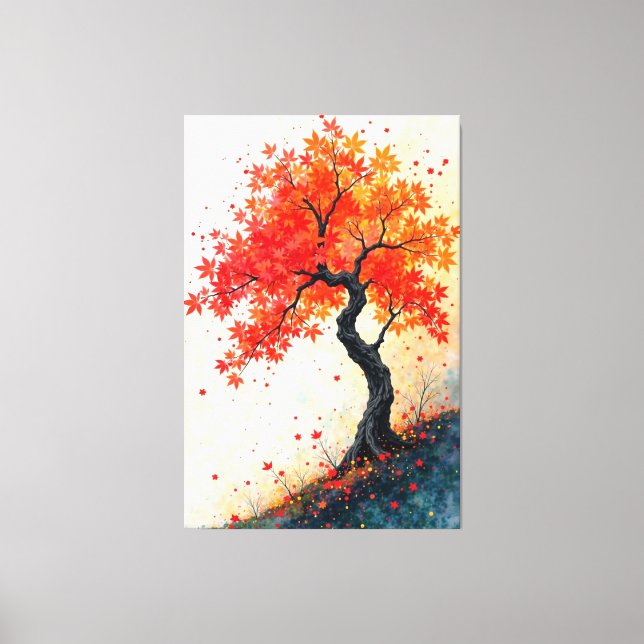 Toile Élégance d'automne (Recto)