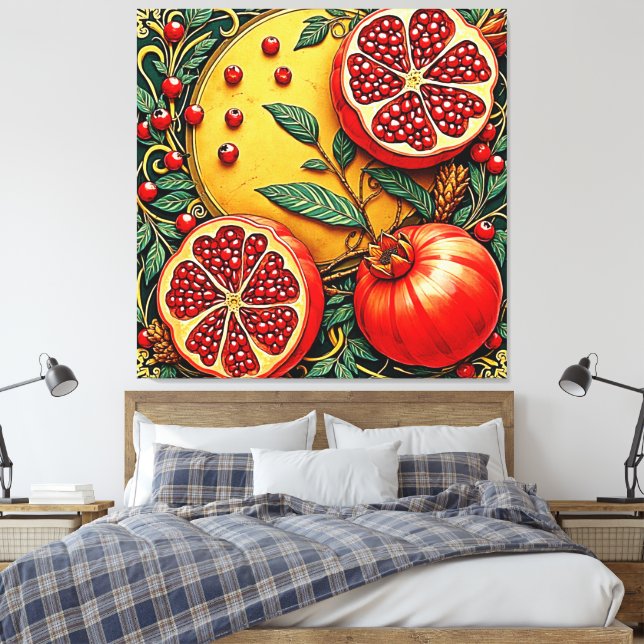 Toile Elégance de la grenade Imprimer (Insitu(Chambre))