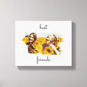 Toile Elégant BFF meilleurs amis pour toujours