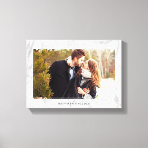 Toile Elégant cadre de texture de marbre photo