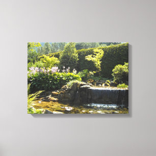 Toile Elégant décor de jardin