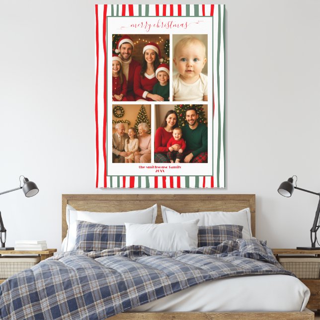 Toile Elegant decor room family Photo merry Christmas (Insitu(Chambre))
