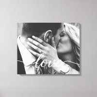 Elegant Love Script Typographie Mariage Photo